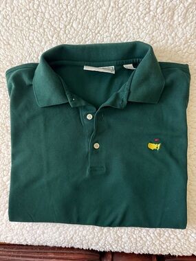 Masters Dark Green Polo with Official Logo